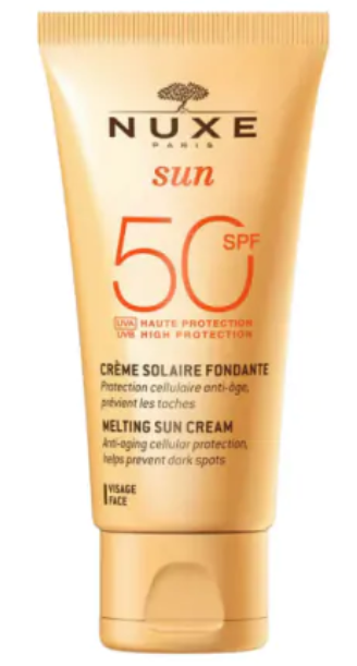 Nuxe Sun Crema Solare Anti Età Viso Antimacchie SPF 50+ 50 ml